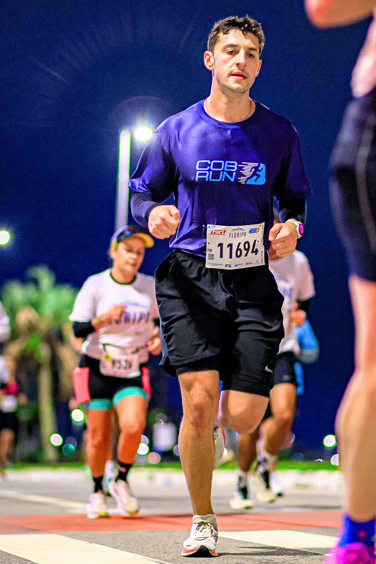 Atleta da COB Run em dia de prova